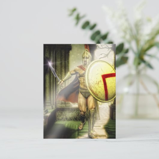 Carte Postale intrus spartiate (Debout devant)