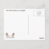 Carte Postale Inuit Kayak (Dos)