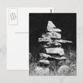 Carte Postale Inukshuk reste fort (Devant / Derrière)