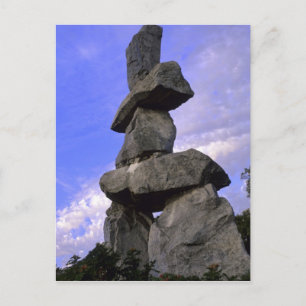 Carte Postale Inukshuk, Territoires du Nord-Ouest, Canada