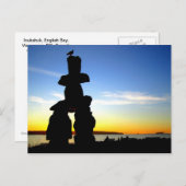 Carte Postale Inukshuk, Vancouver, C.-B., Canada (Devant / Derrière)