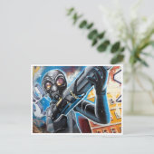 Carte Postale invasion (Debout devant)