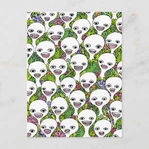 CARTE POSTALE INVASION