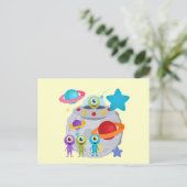 Carte Postale Invasion Alien (Debout devant)