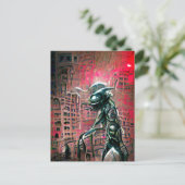 Carte Postale Invasion Alien (Debout devant)