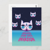 Carte Postale Invasion de Star Cats (Devant / Derrière)
