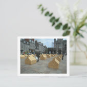 Carte Postale Invasion des oies de brebis (Debout devant)