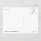 Carte Postale Invasion des oies de brebis (Dos)