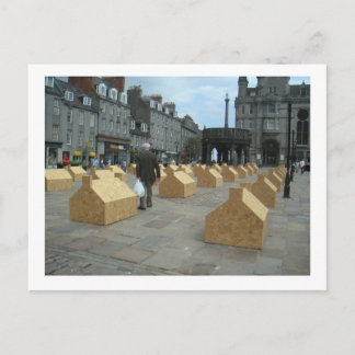 Carte Postale Invasion des oies de brebis