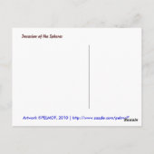 Carte Postale Invasion des sphères (Dos)