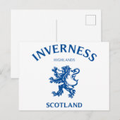 Carte Postale INVERNESS Ecosse (Devant / Derrière)