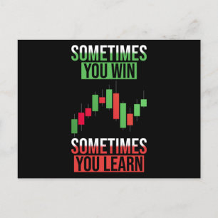 Carte Postale Investisseur en bourse dicton