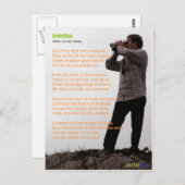 Carte Postale Invictus (Devant / Derrière)