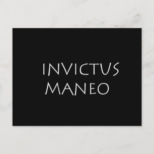 Carte Postale Invictus maneo