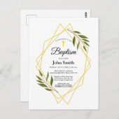 Carte Postale Invitación Bautizo (Devant / Derrière)