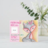 CARTE POSTALE INVITACIÓN DE CUMPLEAÑOS - DULCE ROXI CON FOTO (Debout devant)