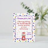 Carte Postale Invitation (Debout devant)