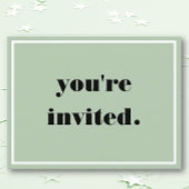 Carte postale Invitation