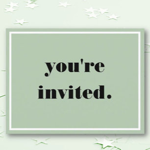 Carte postale Invitation