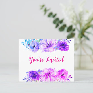 Carte Postale Invitation