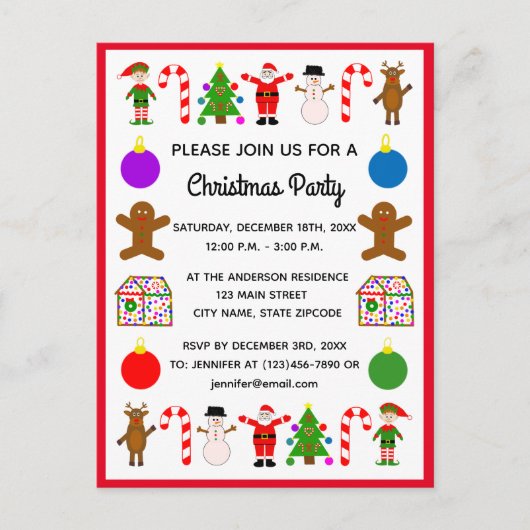 Carte postale Invitation #2 (Devant)