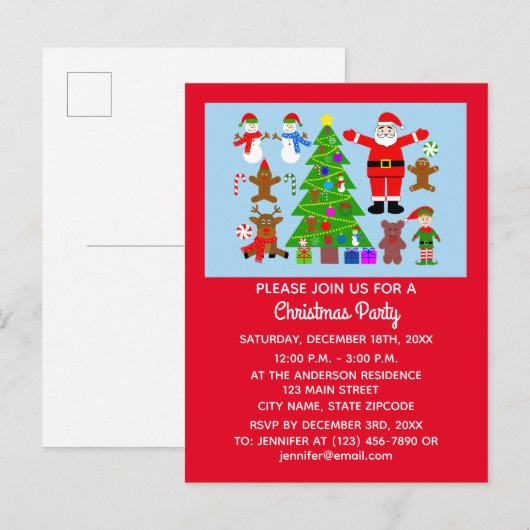 Carte postale Invitation #3 (Devant / Derrière)