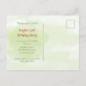 Carte postale Invitation 3e anniversaire du moteur (Dos)