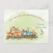 Carte postale Invitation 3e anniversaire du moteur (Devant)