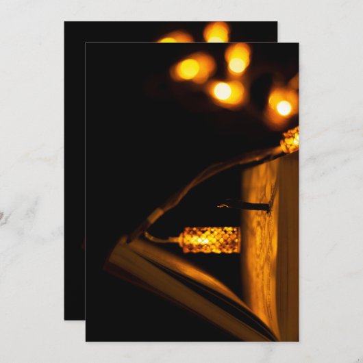 Carte postale Invitation 5" x 7" (Devant / Derrière)