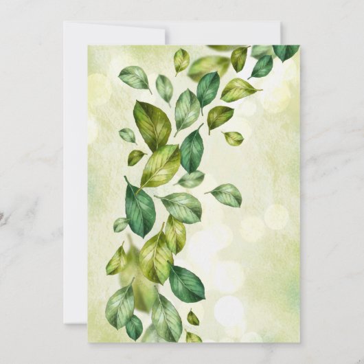 Carte postale Invitation 5" x 7" (Dos)