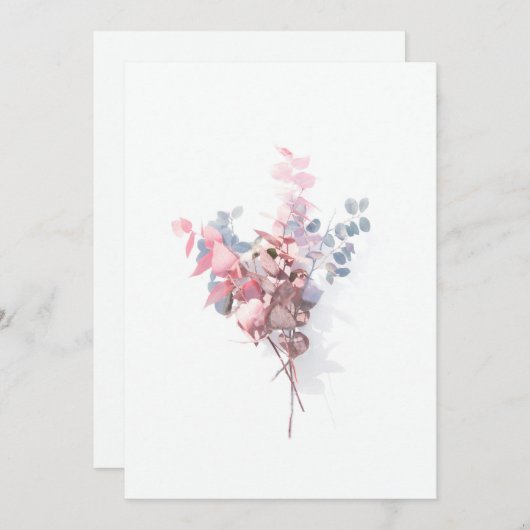 Carte postale Invitation 5" x 7" (Devant / Derrière)