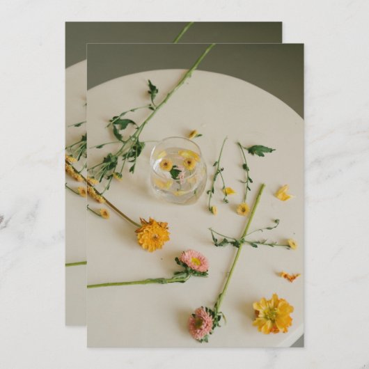 Carte postale Invitation 5" x 7" (Devant / Derrière)