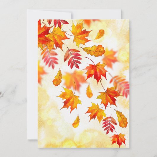 Carte postale Invitation 5" x 7" (Dos)