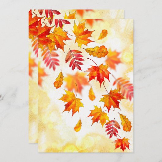 Carte postale Invitation 5" x 7" (Devant / Derrière)