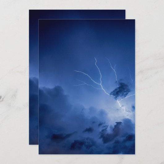 Carte postale Invitation 5" x 7" (Devant / Derrière)