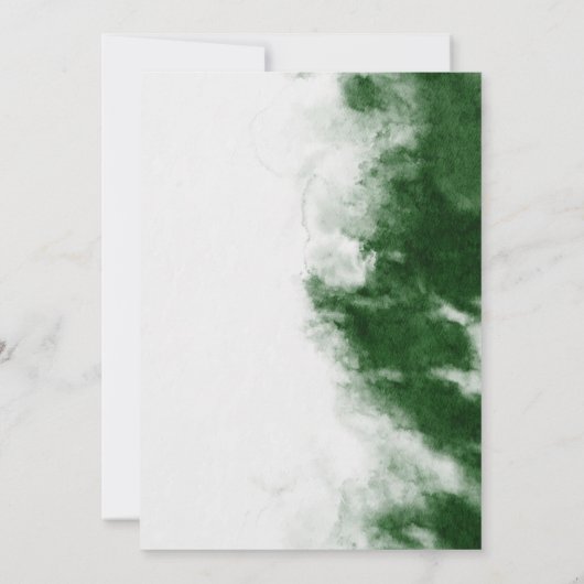 Carte postale Invitation 5" x 7" (Dos)