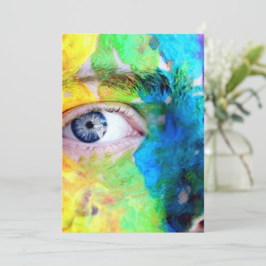 Carte postale Invitation 5" x 7" (Debout devant)