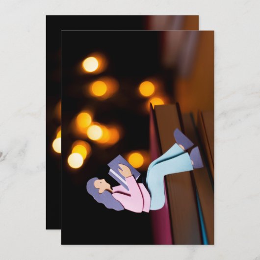 Carte postale Invitation 5" x 7" (Devant / Derrière)