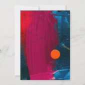 Carte postale Invitation 5" x 7" (Dos)