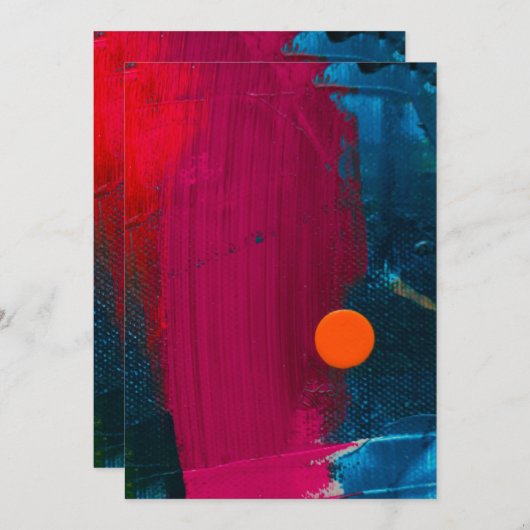 Carte postale Invitation 5" x 7" (Devant / Derrière)