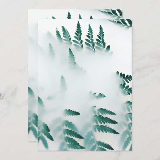 Carte postale Invitation 5" x 7" (Devant / Derrière)