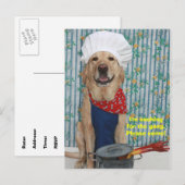 Carte Postale Invitation à dîner (Devant / Derrière)