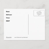 Carte Postale Invitation à dîner (Dos)
