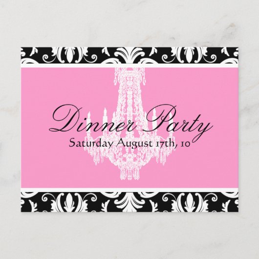 Carte Postale Invitation à dîner (Devant)