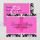 Carte Postale Invitation à dîner (Devant / Derrière)