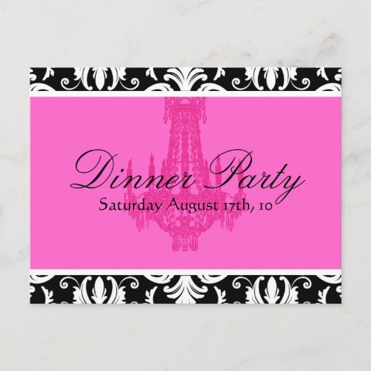 Carte Postale Invitation à dîner (Devant)