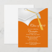 Carte Postale Invitation à la cérémonie de remise des diplômes d (Devant / Derrière)