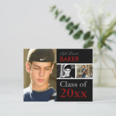 Carte Postale INVITATION À LA DIPLÔME | Do-it-yourself faire-par (Debout devant)