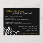 Carte Postale Invitation à la fête d'anniversaire (Dos)