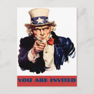Carte Postale invitation à la fête de célibataire, invitation à